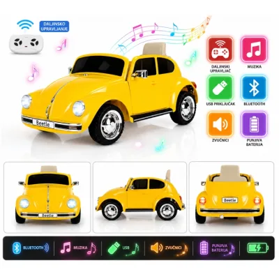 Električni automobil VW Beetle JE1818 – Žuta