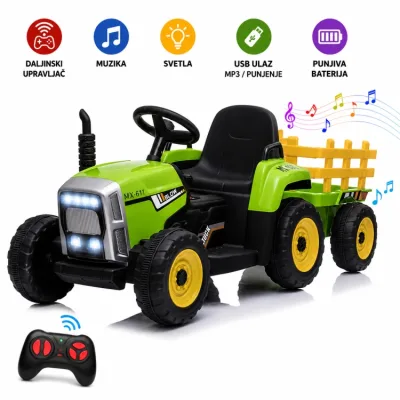 Električni traktor Tract XMX611 – Zelena