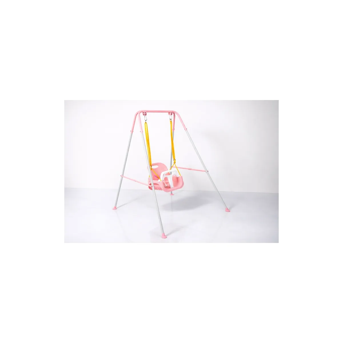 Metalna ljuljaška 150x130x150 – Pink/srebrna