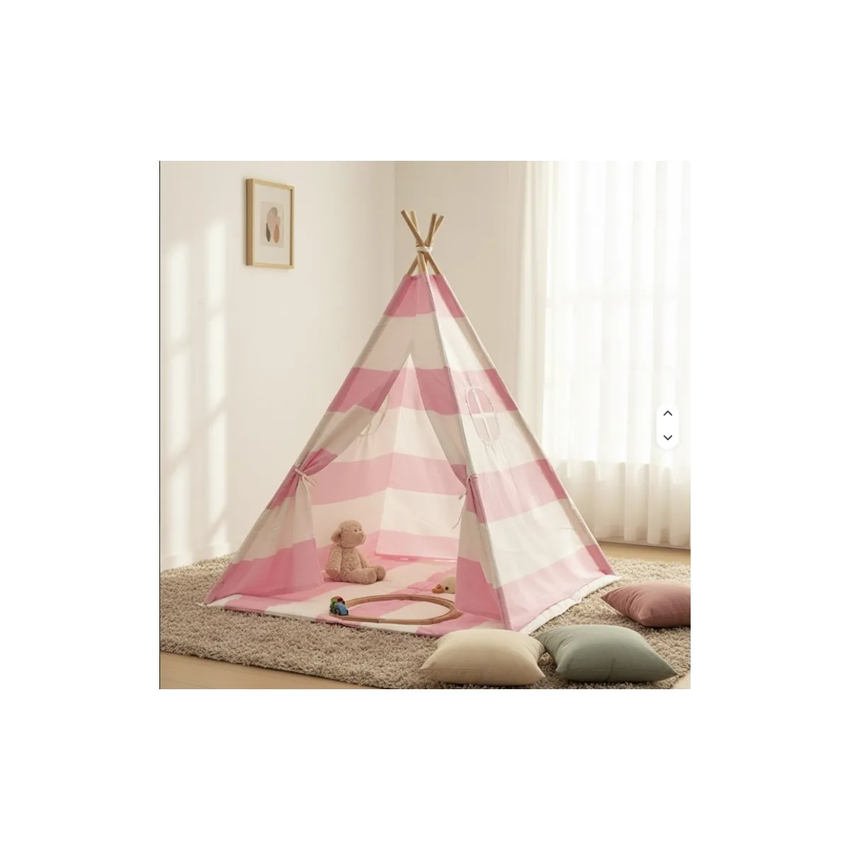 Tipi šator roze prugasti